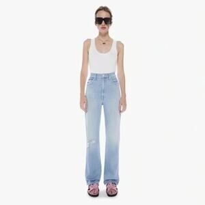 MOTHER High Waisted Tunnel Vision Sneak Jeans size 27 B3155